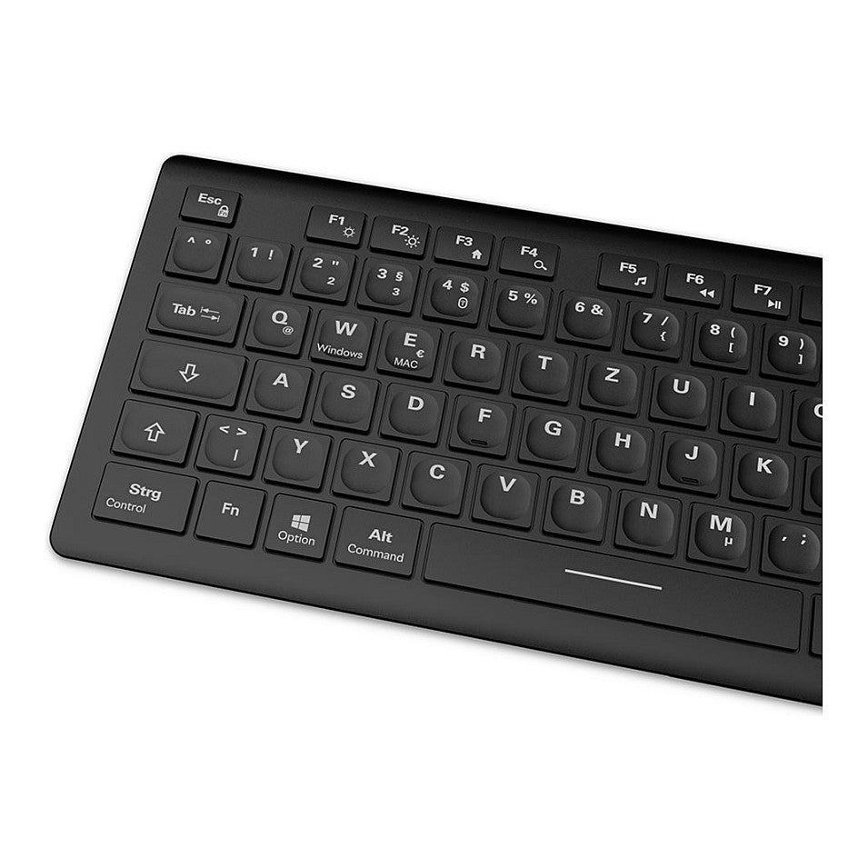 Sharkoon OfficePal K30W DE Layout Rubberdome black
