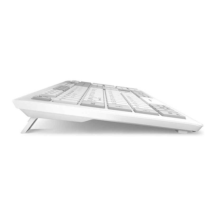 Sharkoon OfficePal K30W DE Layout Rubberdome weiß