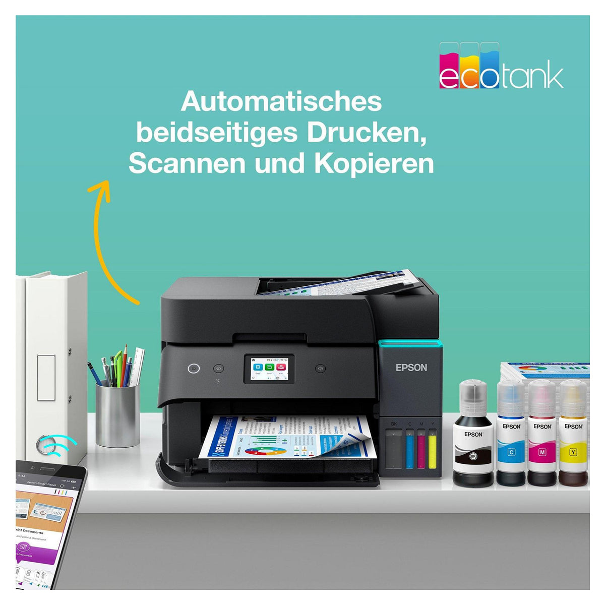 Epson EcoTank ET-4950 A4 Tintentank-MFP Touch-Display