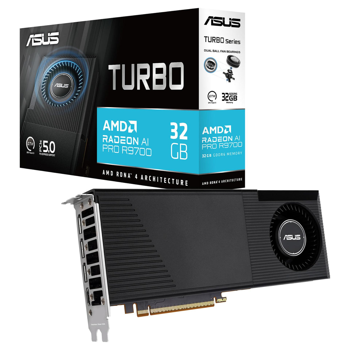 AI PRO R9700 32GB ASUS Radeon GDDR6