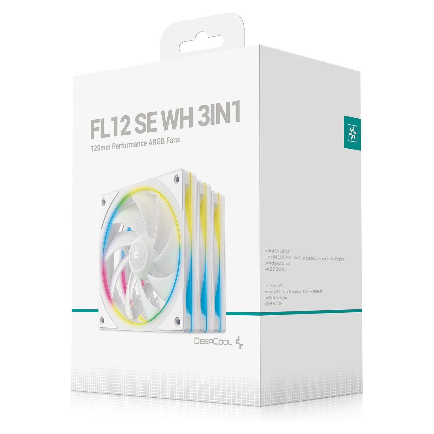 DeepCool FL12R SE WH Pack 120mm ARGB PWM Lüfter