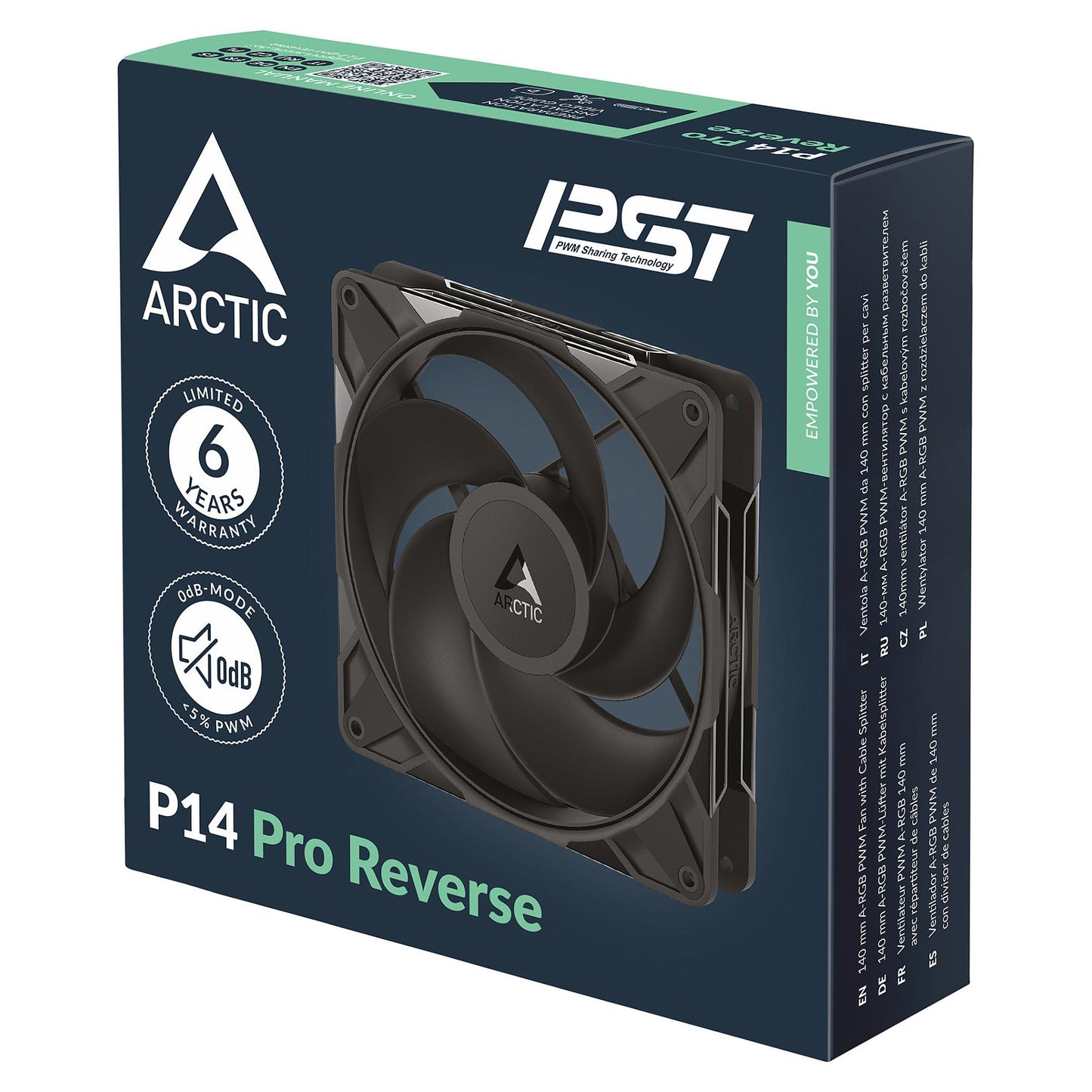 ARCTIC P14 Pro Reverse PWM Lüfter