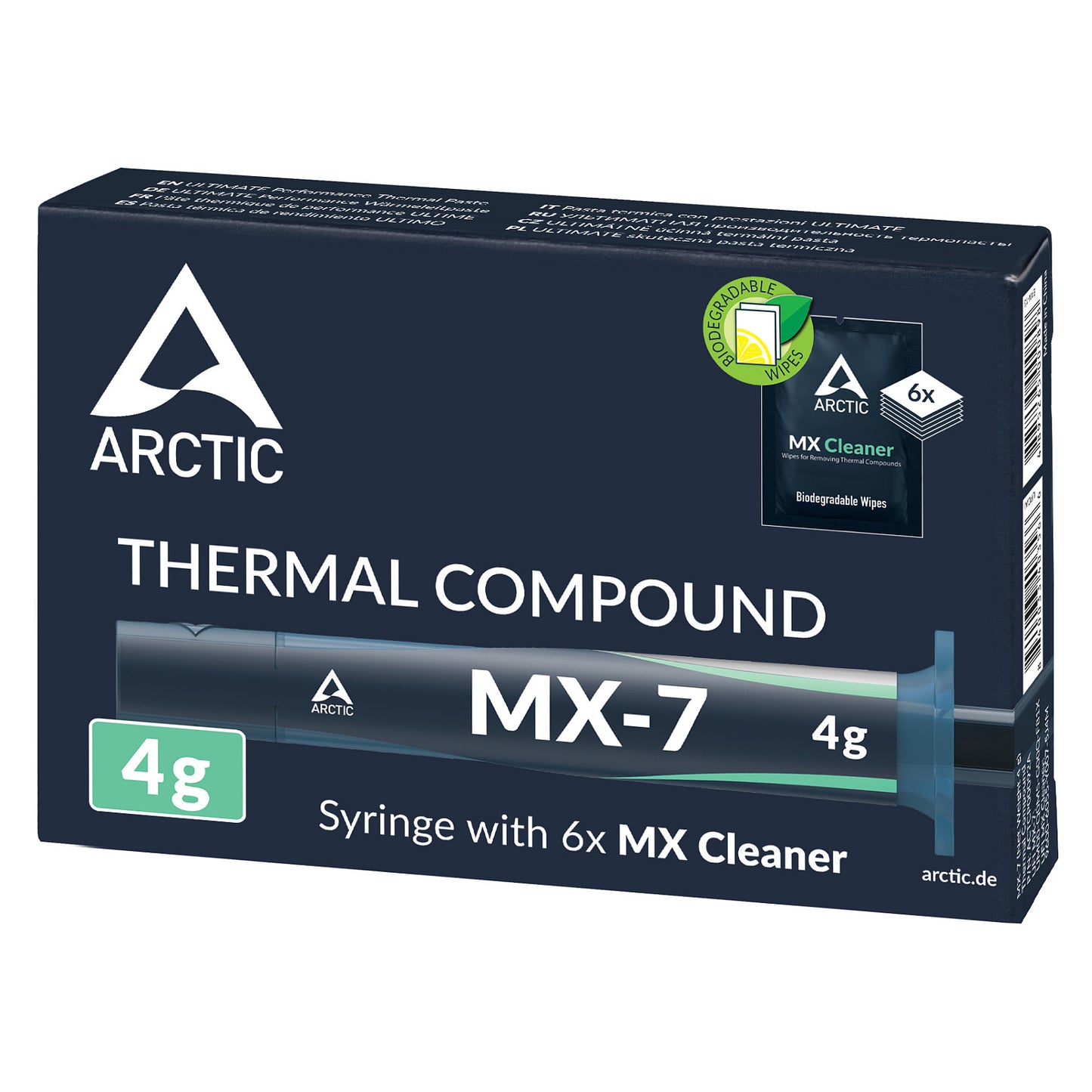 K Arctic MX-7 - Wärmeleitpaste - 4 g + 6 Cleaner