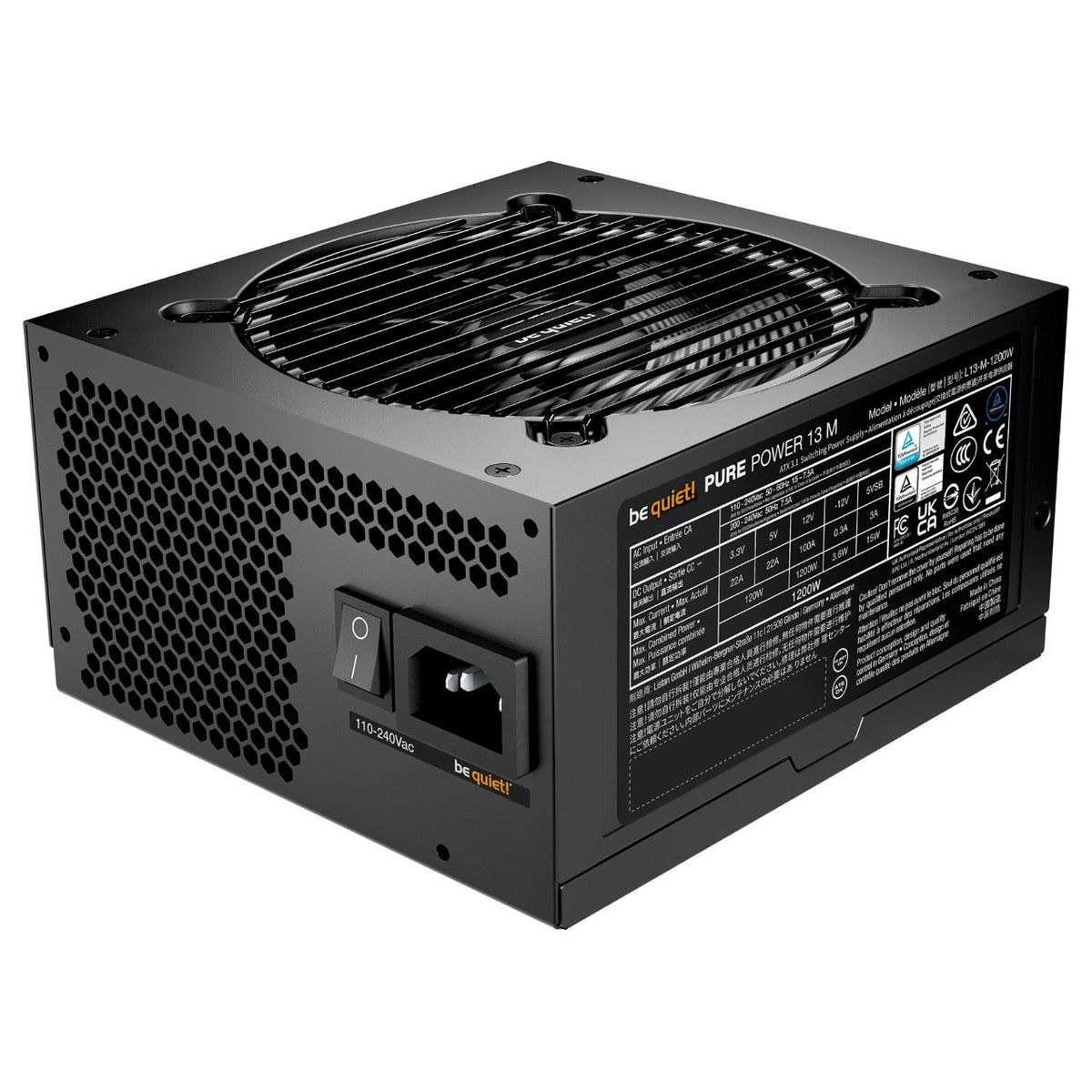 1200W be quiet! Pure Power PRO 13 | 80+ Gold ATX 3.1
