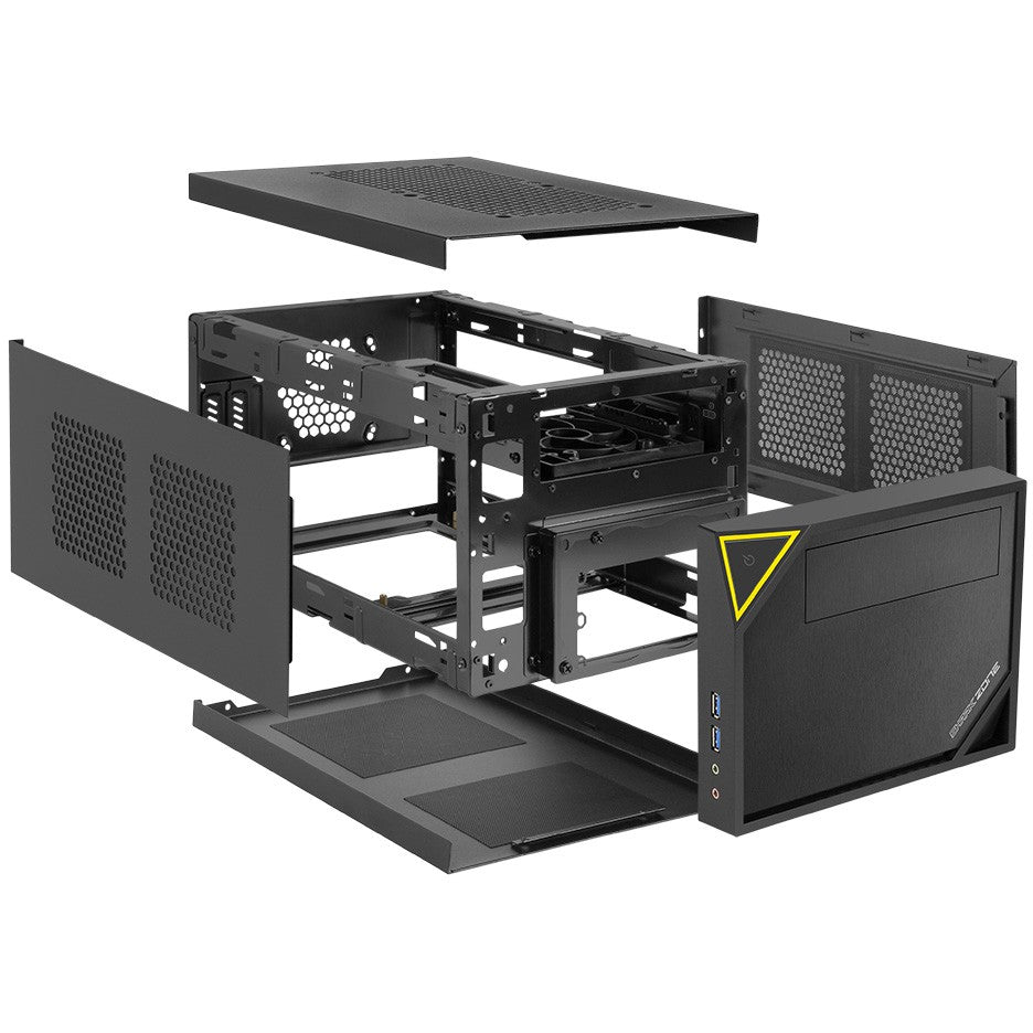 Sharkoon Shark Zone C10 Mini-ITX1xMetall Black