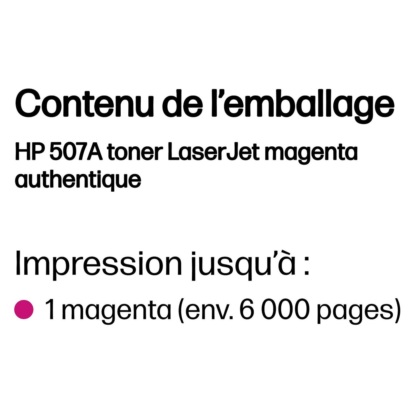 HP 507A original Toner cartridge CE403A magenta standard capacity 6.000 pages 1-pack