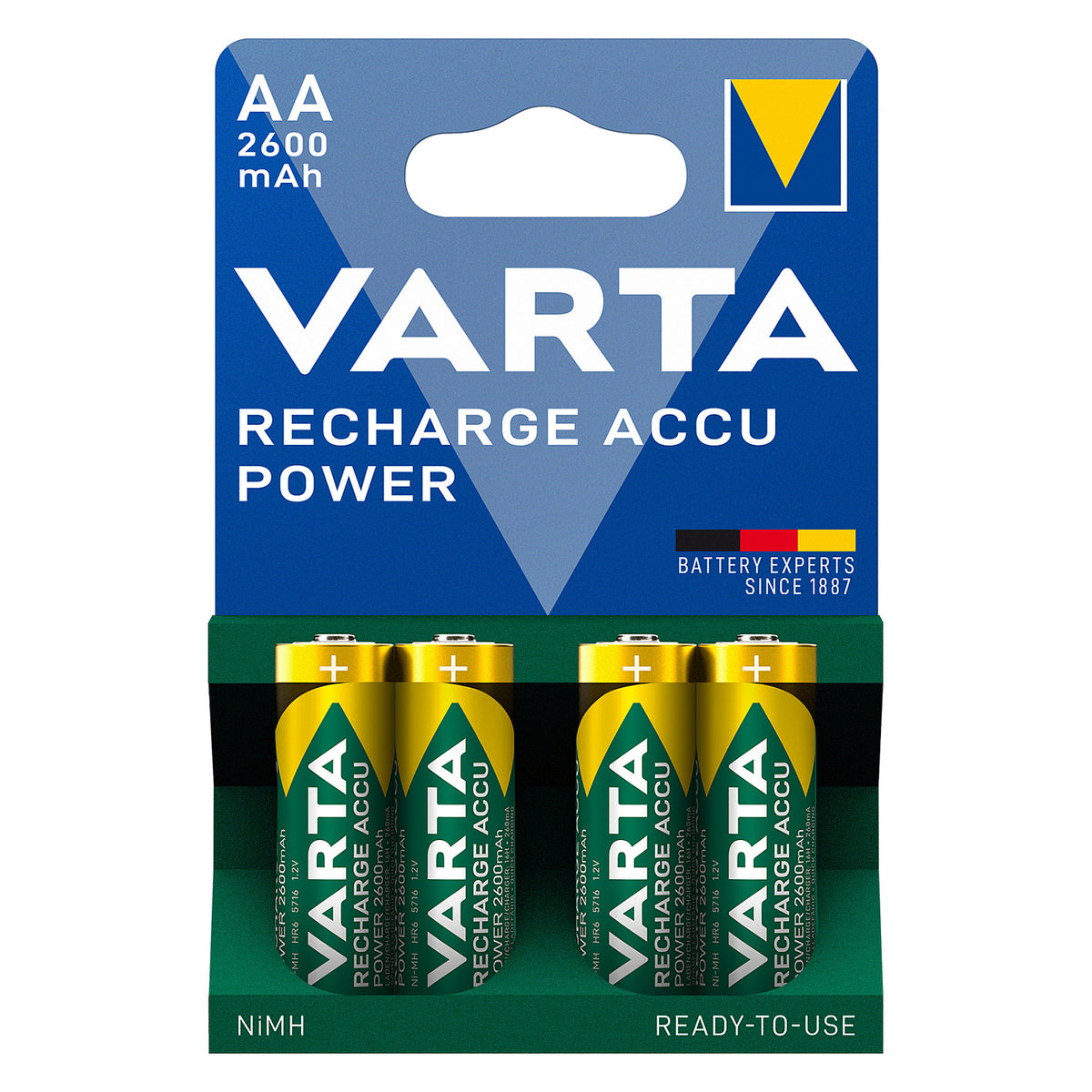 Akku AA 1.2V (HR06) *Varta* Recharge Accu - 4er-Pack