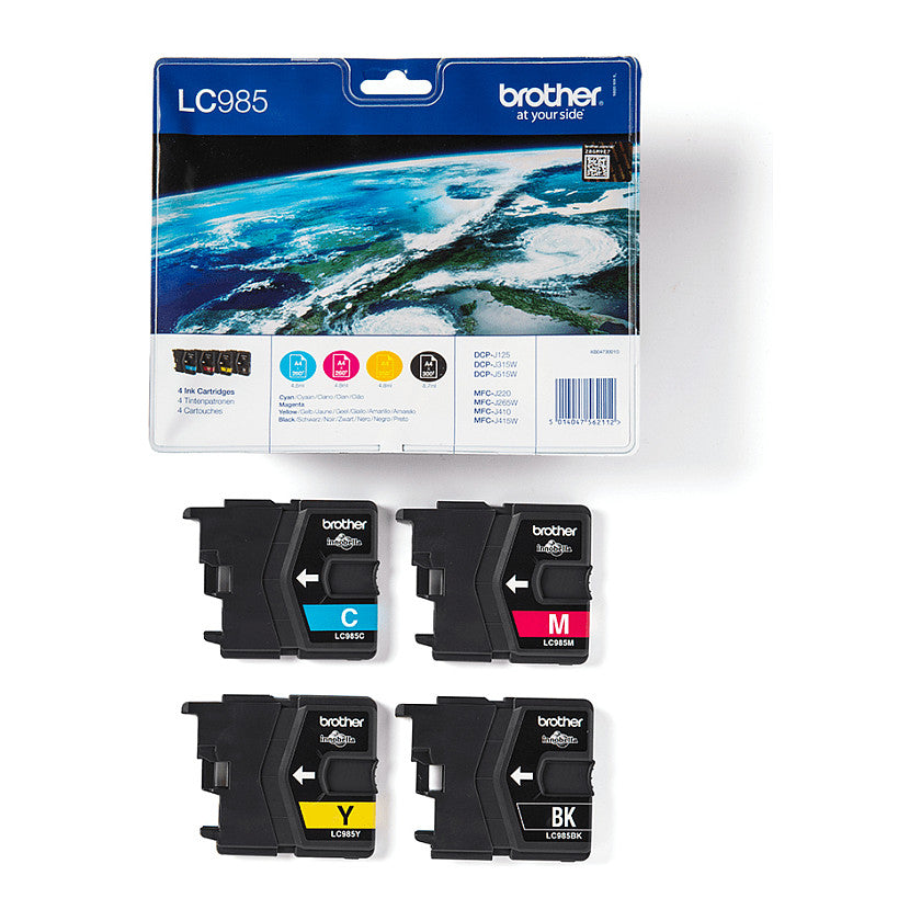 Brother Tinte LC-985 Value Pack (BK/C/M/Y)