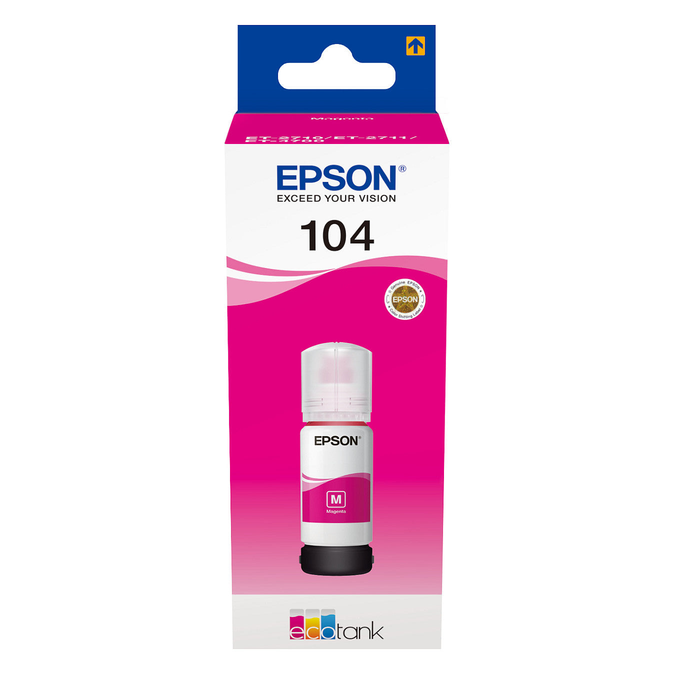 Epson Tinte 104 EcoTank C13T00P340 Magenta bis zu 7.500 Seiten