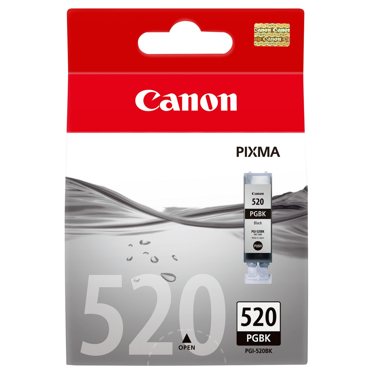 Canon Tinte PGI-520BK 2932B001 Schwarz bis zu 341 Seiten gemäß ISO/IEC 24711