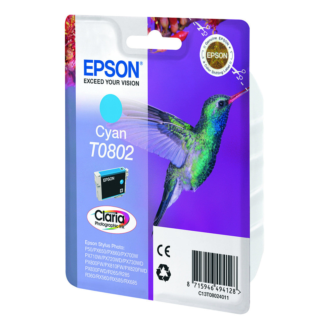 Epson T080240 cyan NEU!