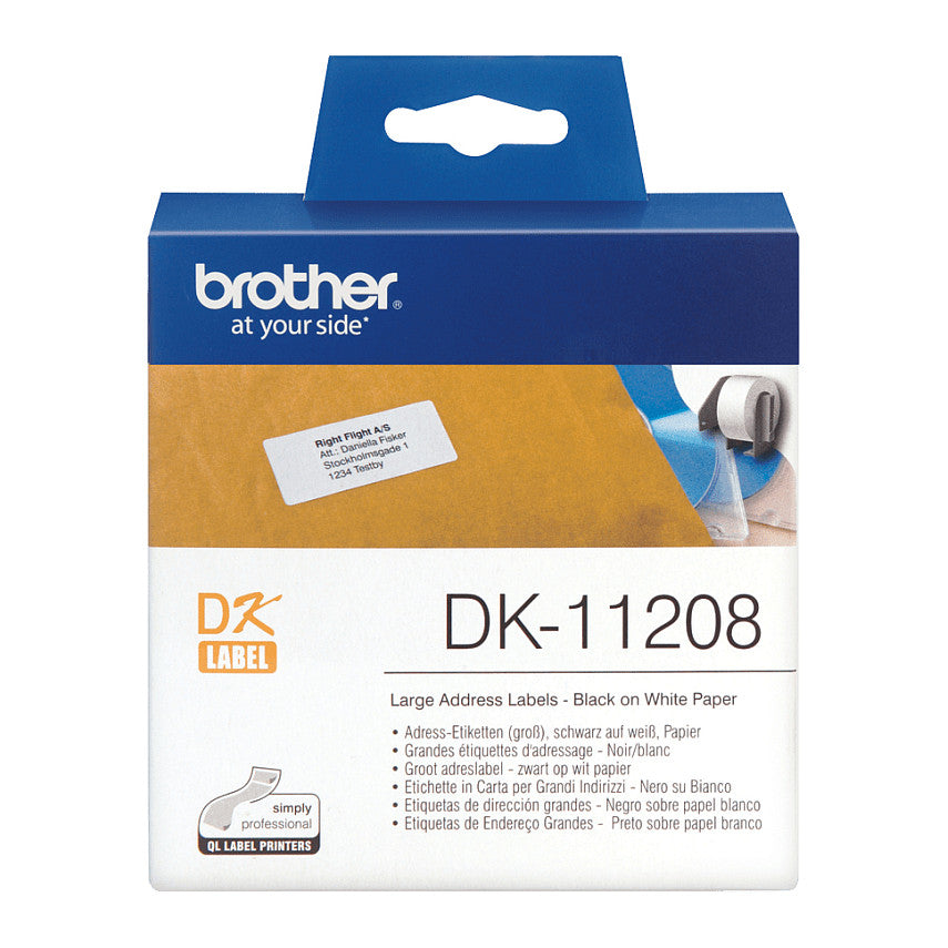Brother Adressetiketten DK11208 400 Blatt