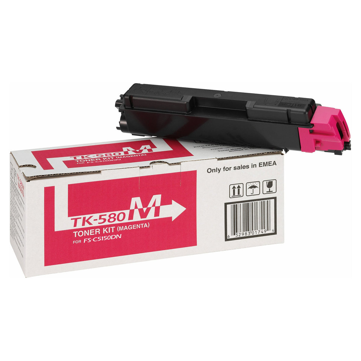 Kyocera Toner TK-580M Magenta bis zu 2.800 Seiten gem. ISO/IEC 19798