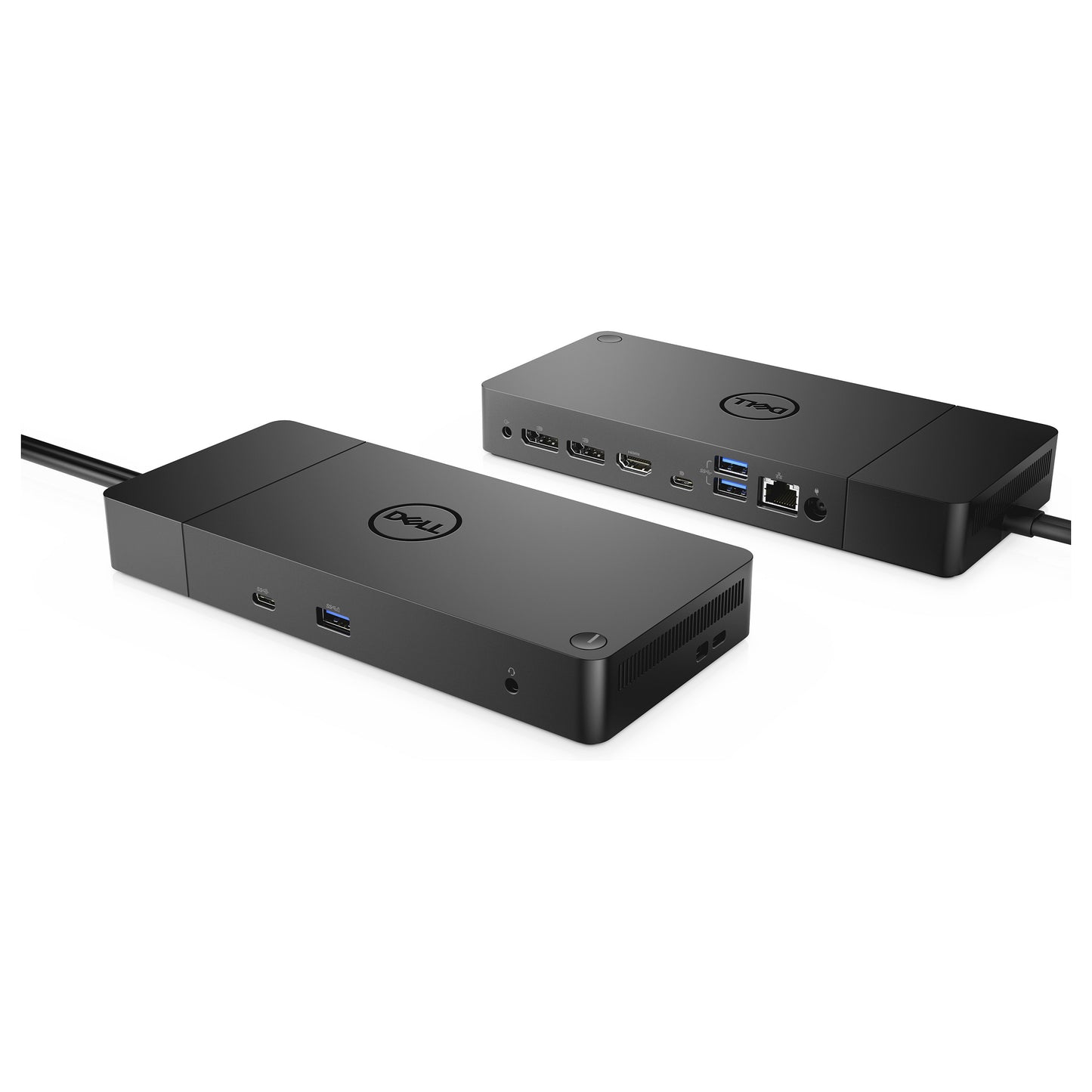 D Dell Performance Dock WD19DC 240W 2x USB-C Dual Cable Schwarz