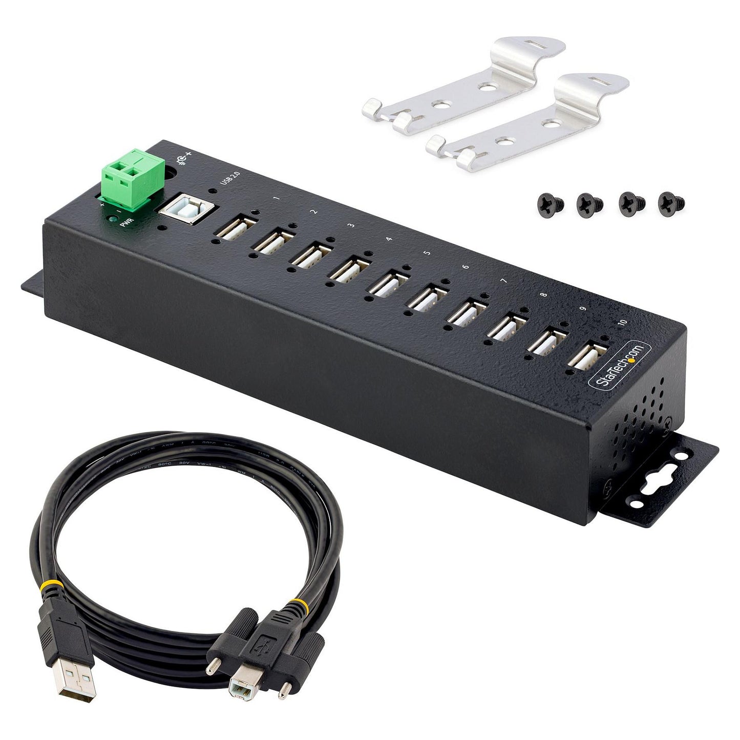 D StarTech INDUSTRIAL USB 2.0 HUB