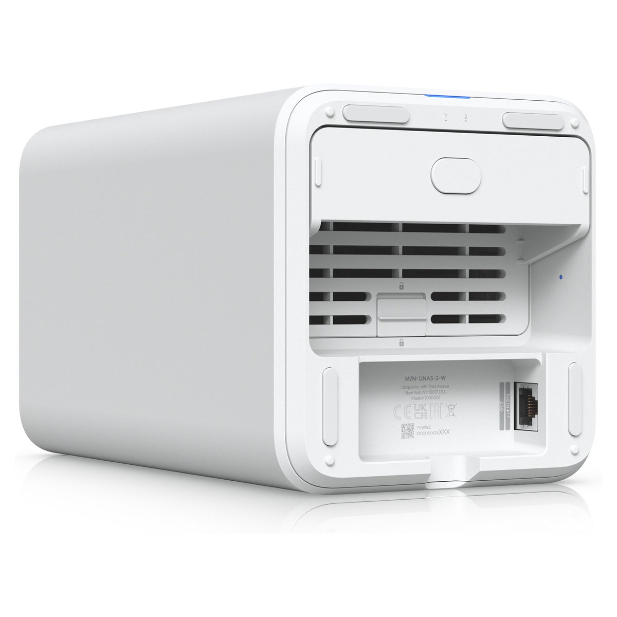 2-bay Ubiquiti UNAS-2-W white