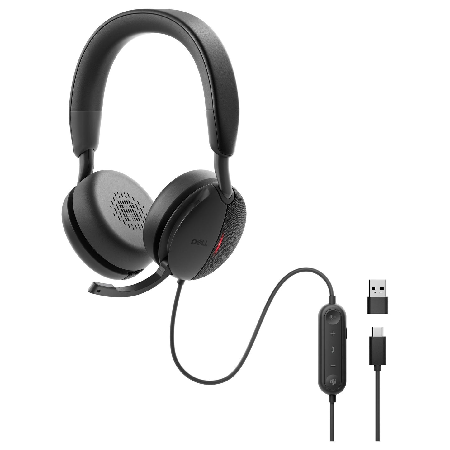 Dell Pro Wired ANC Headset WH5024 - Headset - On-Ear