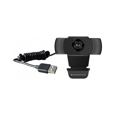 CONCEPTRONIC Webcam USB-A2.0 90° 1080P/30Hz FullHD +Mikro sw