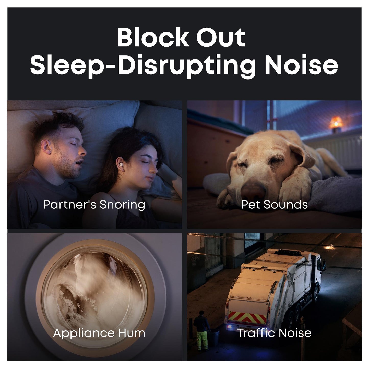 ANKER Soundcore Sleep A30 white Bluetooth In-Ear Schlafkopfhrer mit Smart ANC fr erholsamen Schlaf