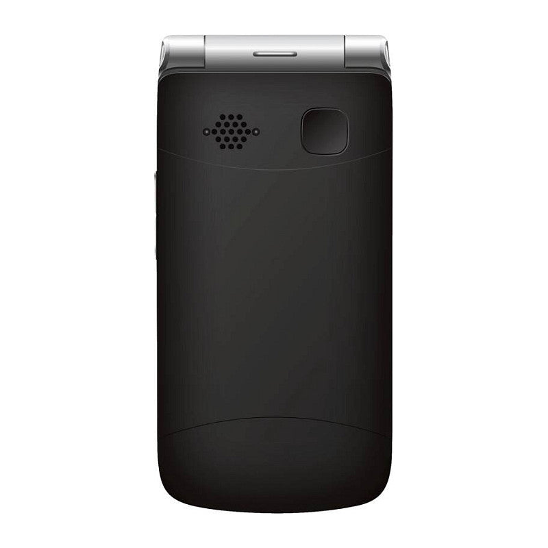 Beafon SL645 - 2G, Silver Line, Grotastenklapphandy, schwarz-silber