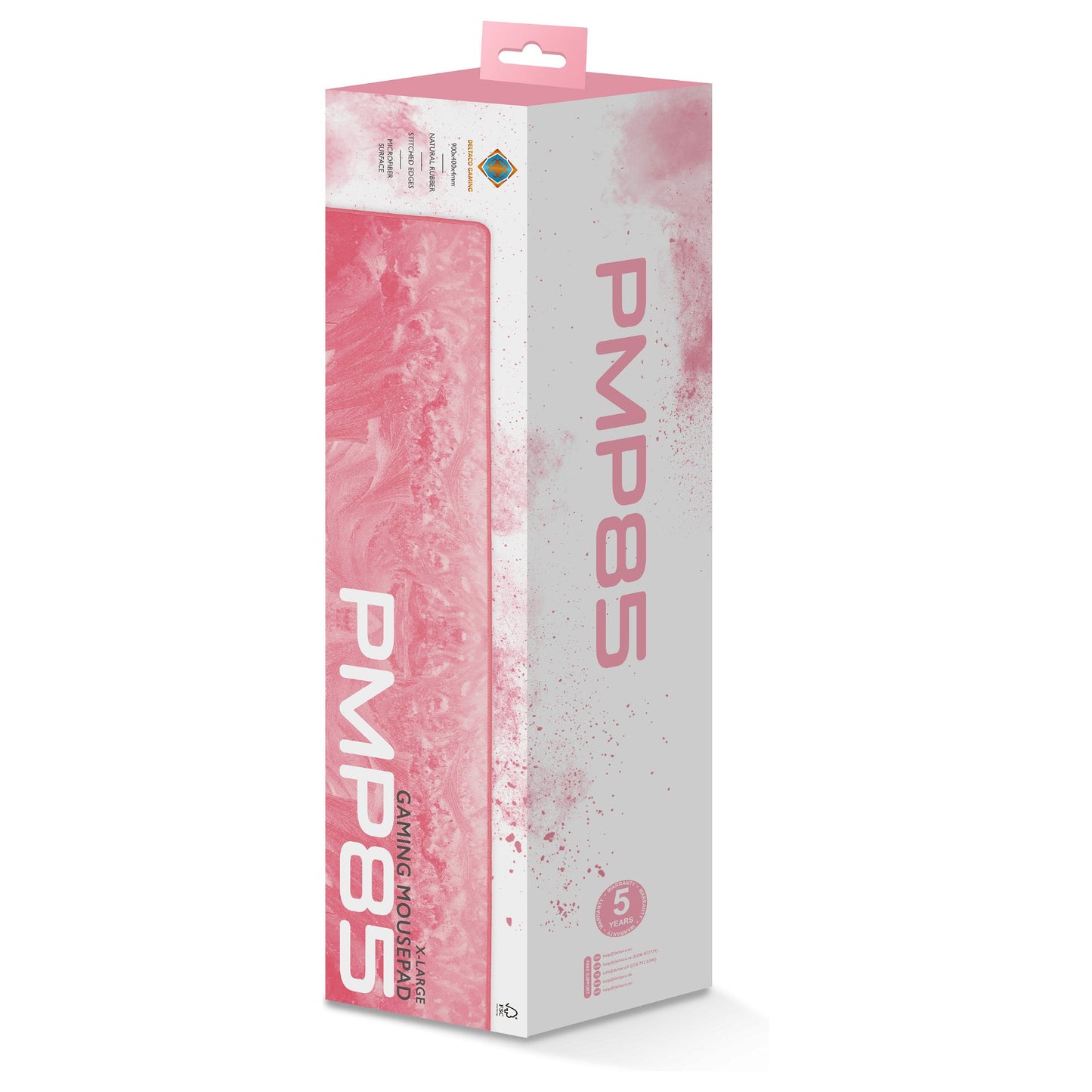 Deltaco Gaming Mauspad 900x400 pink PMP85