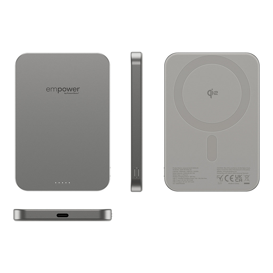 Panzerglass EMPOWER BANK 5000MAH TITANIUM
