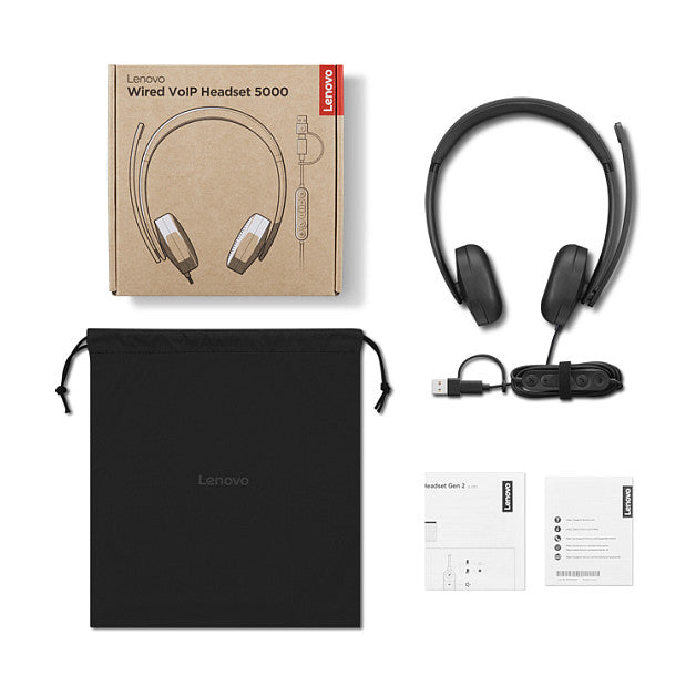 LENOVO Wired VoIP Headset 5000 Teams