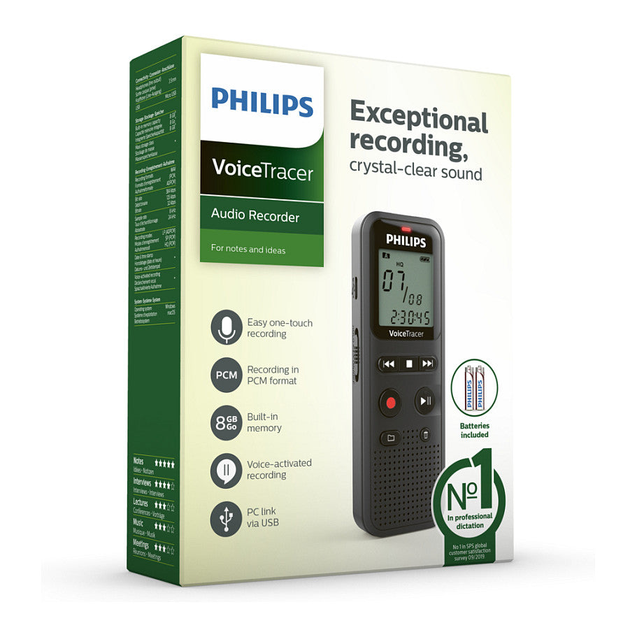 Philips Voice Tracer DVT1160 Voicerecorder