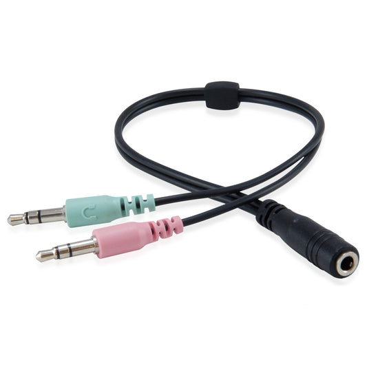 Equip Stereo-Headset Wired mit Mikro 2x3,5mm 1.80m schwarz