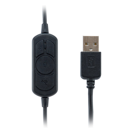 Equip Stereo-Headset Wired mit Mikro USB-A 1.80m schwarz