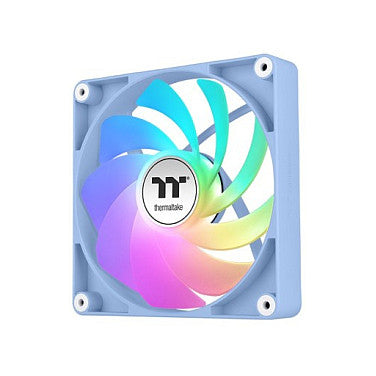 140mm Thermaltake CT140 Reverse ARGB Sync PC Cooling Fan Hydrangea Blue 2 Pack