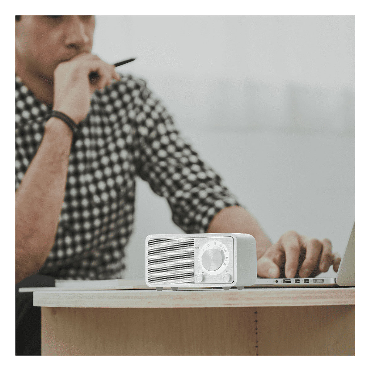 Sangean WR-7 (Genuine Mini) Matt white
