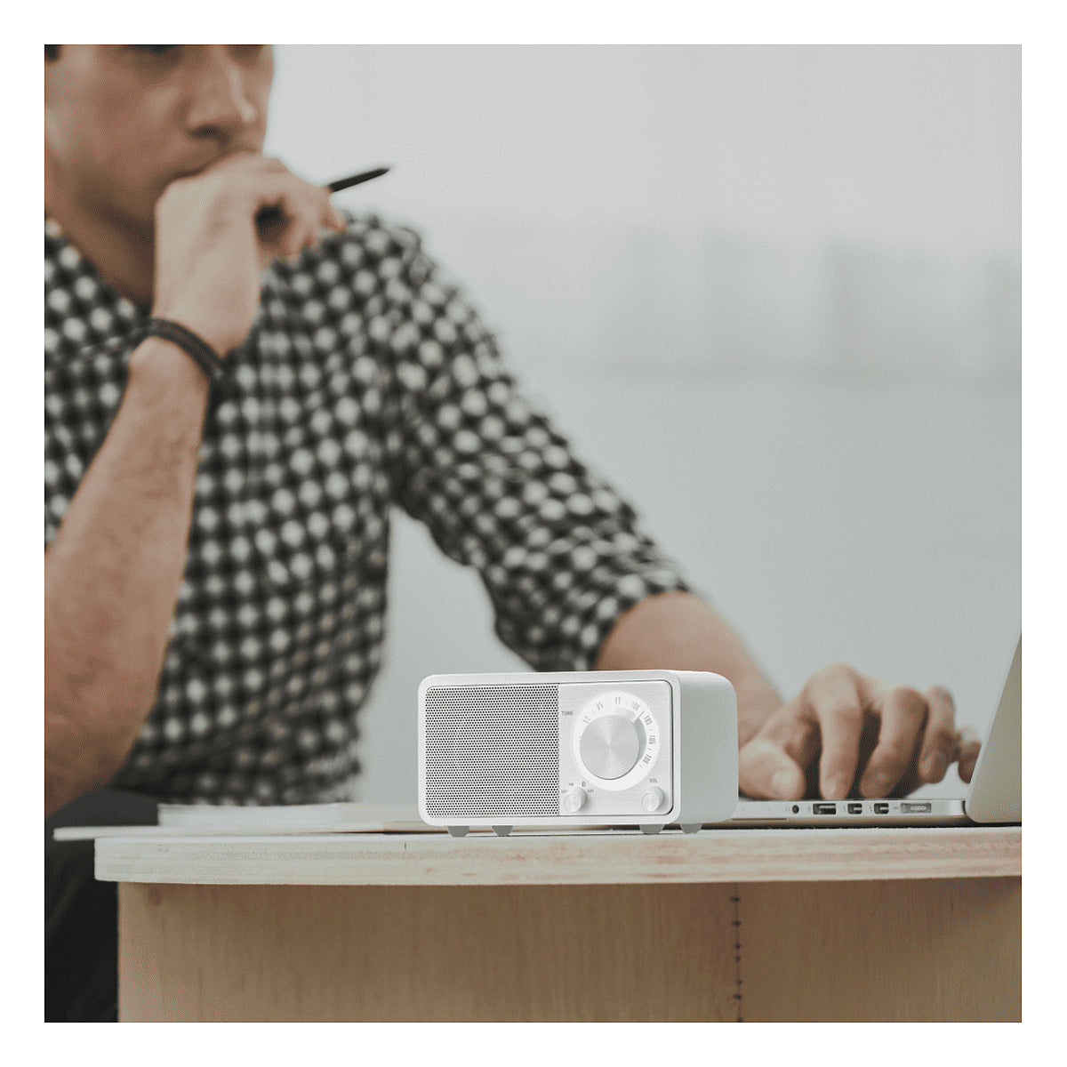 Sangean WR-7 (Genuine Mini) Matt white