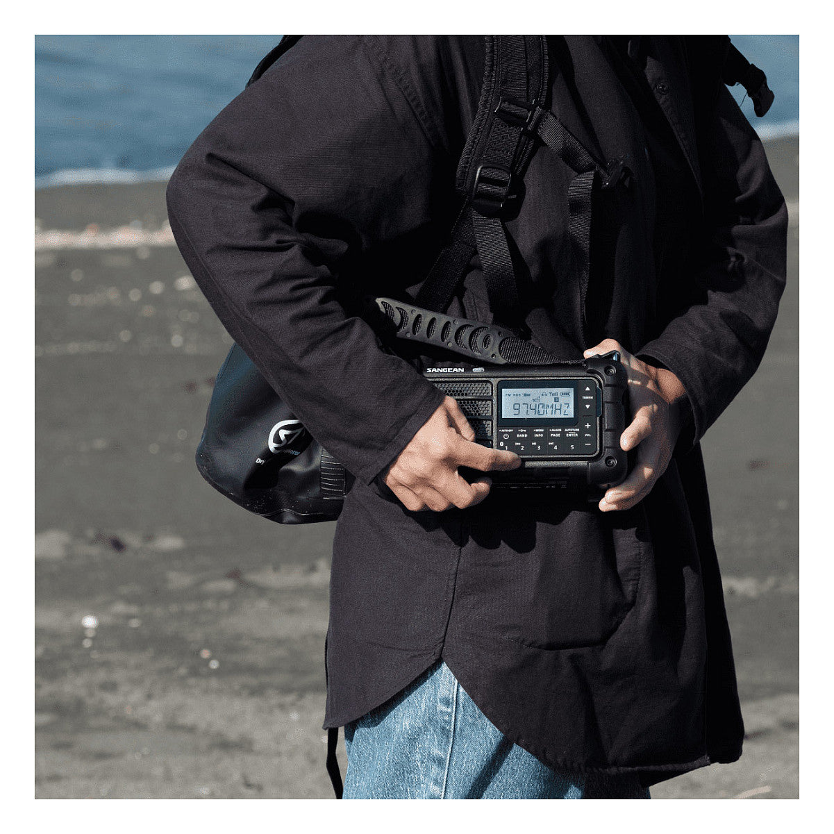 Sangean MMR-99 DAB schwarz Notfall/Kurbel/Solar Radio