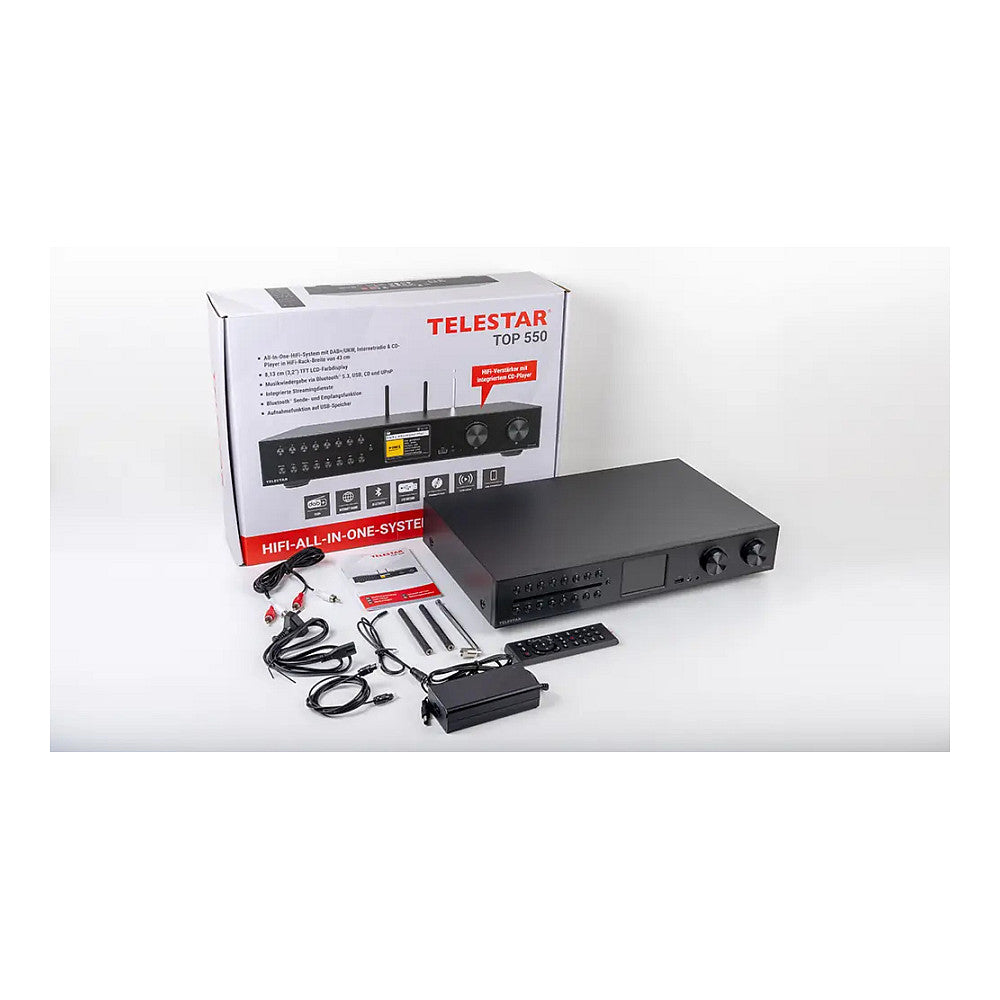 TELESTAR TOP 550 Schwarz Multifunktionsradios HiFi-Baustei