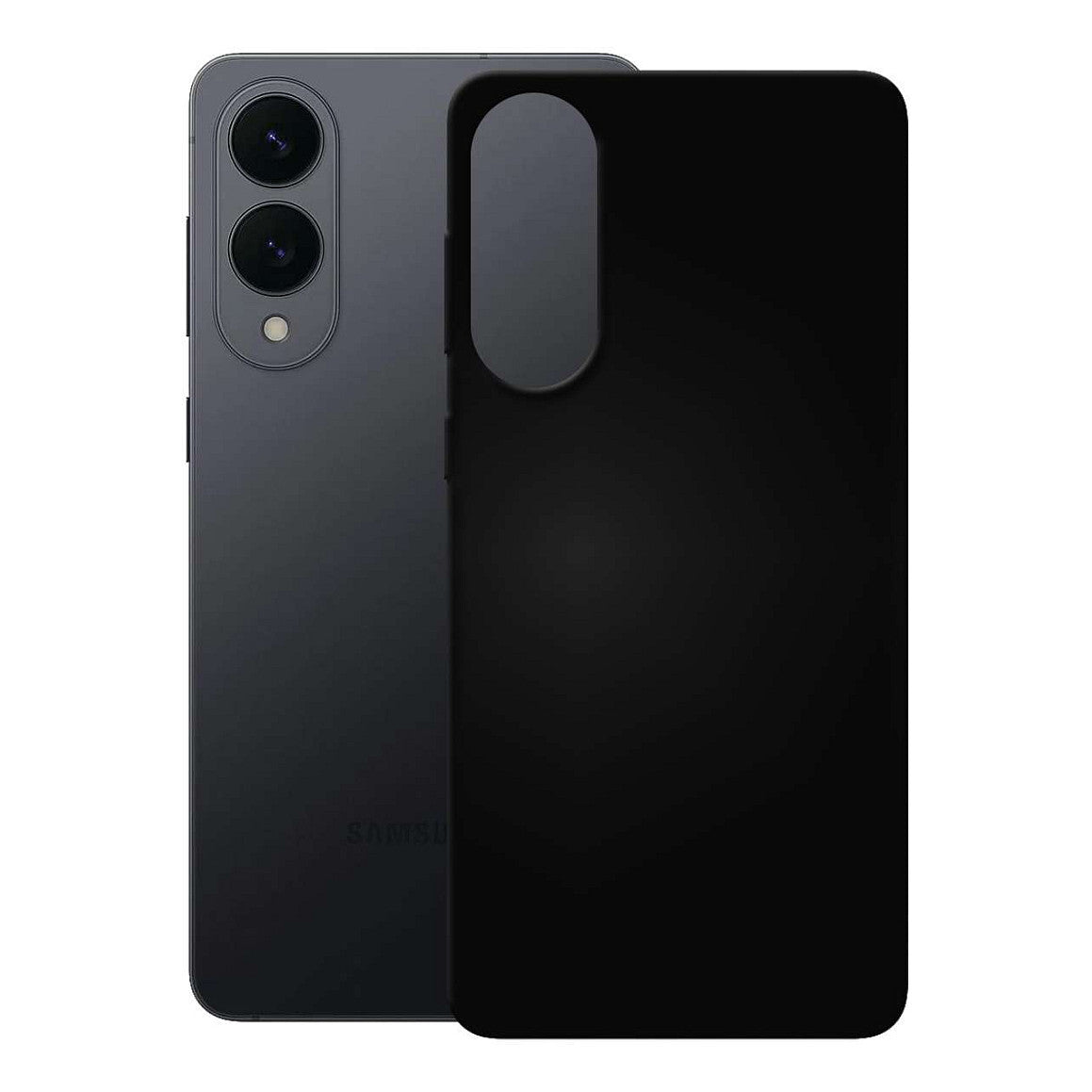 PEDEA Soft TPU Case fr Samsung Galaxy S25 Edge, schwarz