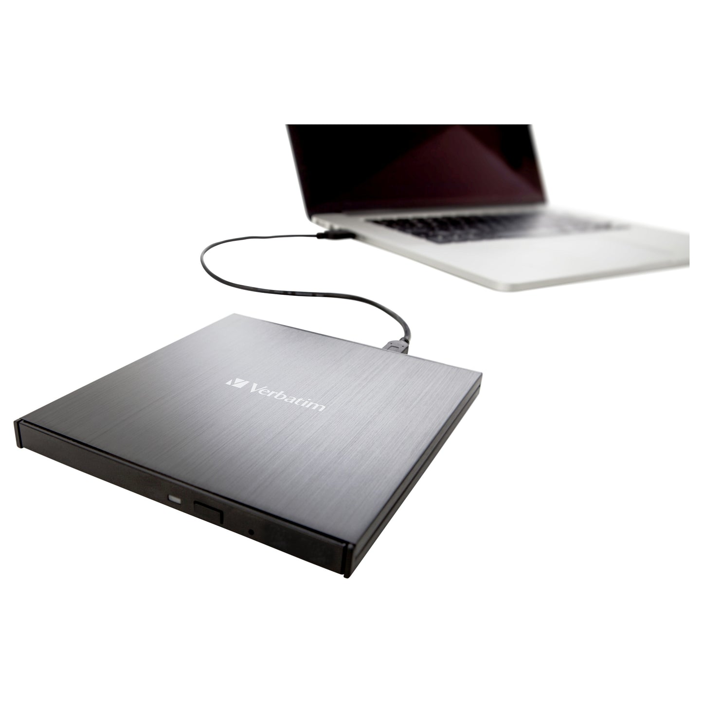 Verbatim Externer Slimline CD/DVD-Brenner mit USB-C-Anschluss