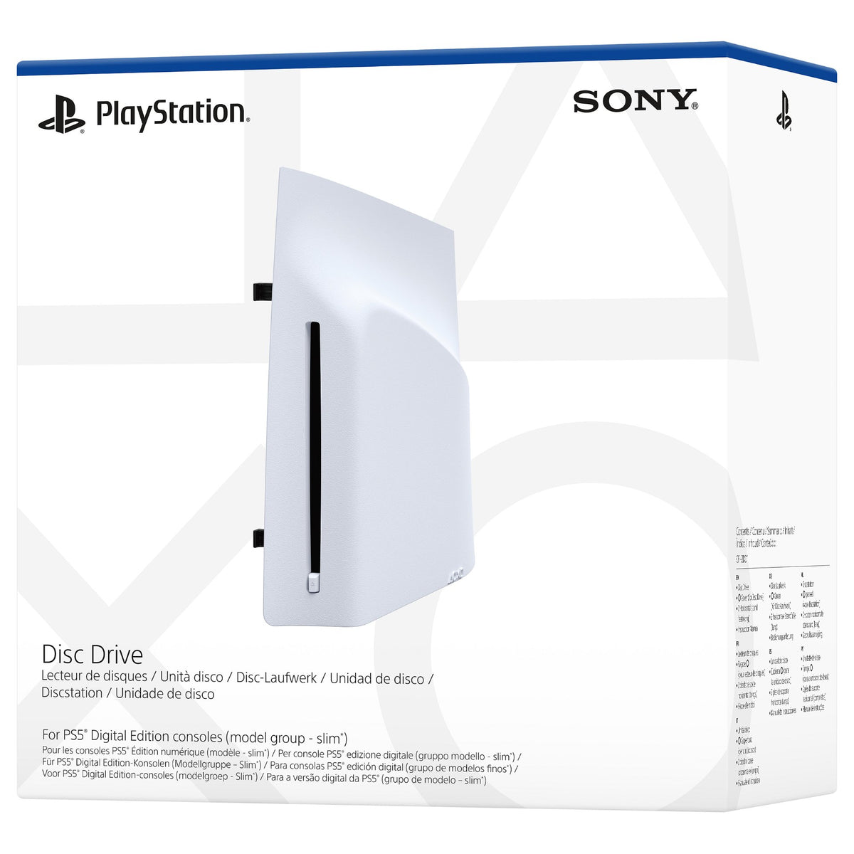Sony PlayStation 5 Disc Laufwerk - Disc Laufwerk für PlayStation 5 Konsolen ohne Laufwerk (für Modellgruppe Slim Pro)