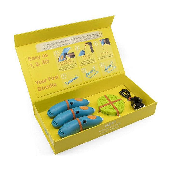 3Doodler MINT 3D Stift Schulset Start Learning Pack 12 Pens ab 6 Jahren