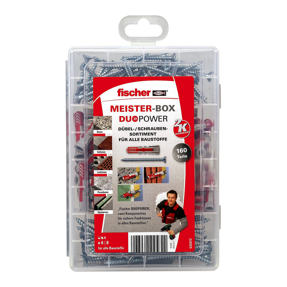 Fischer MeisterBox DuoPower + Schrauben