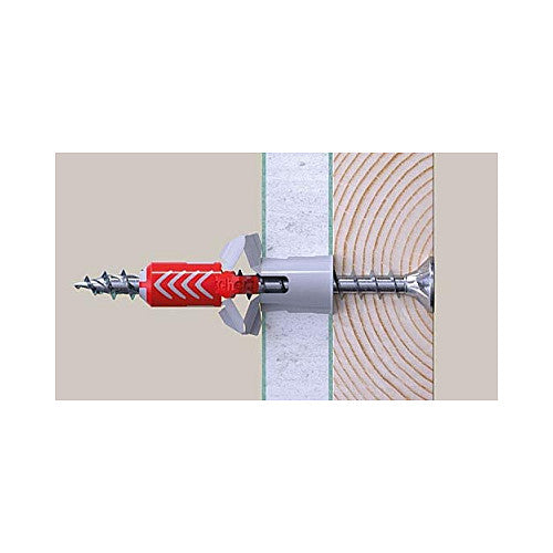Fischer Spanplattenschraube Power-Fast II 6,0x100 Senkkopf (25 Stck, Teilgewinde, verzinkt)