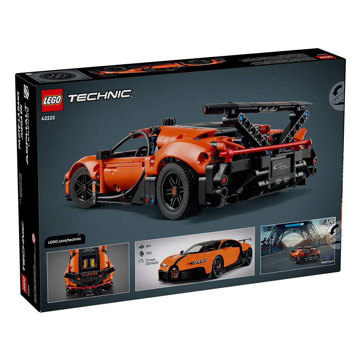 LEGO Technic 42222 Bugatti Chiron Pur Sport Hypercar