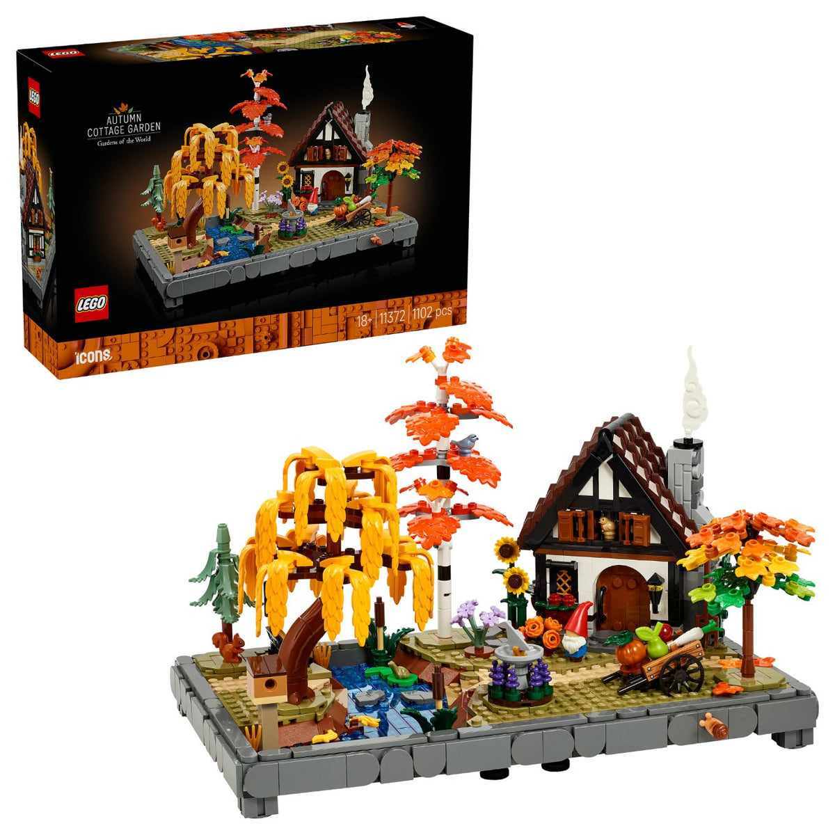 LEGO 11372 Icons Herbstlicher Landhausgarten
