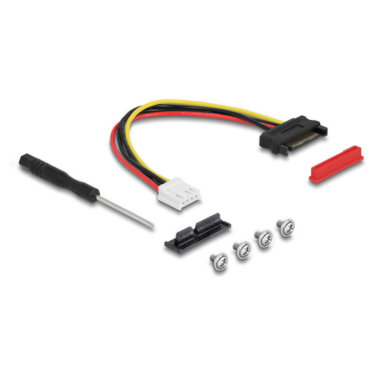 M.2 Key A+E zu PCIe x1 NVMe Adapter gewinkelt mit 20 cm Kabel