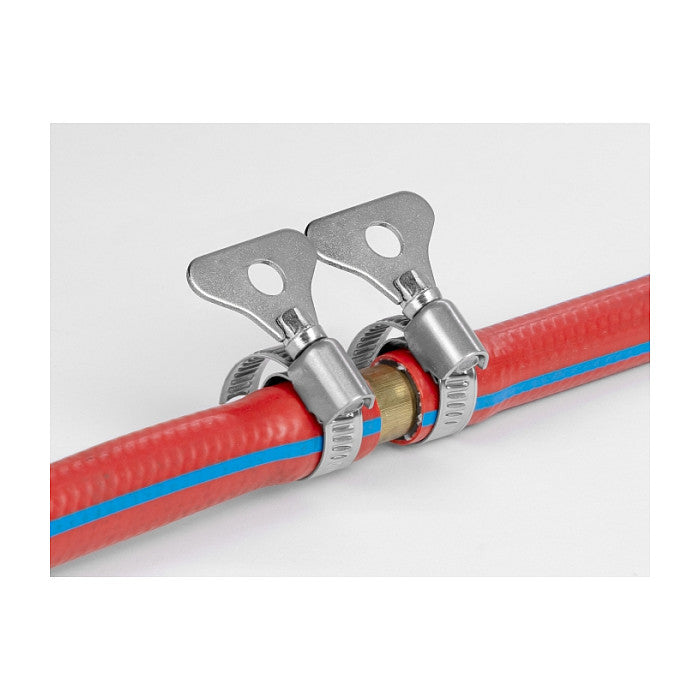 Schlauchschelle mit Flügelmutter 22 - 32 mm 10 Stück Metall