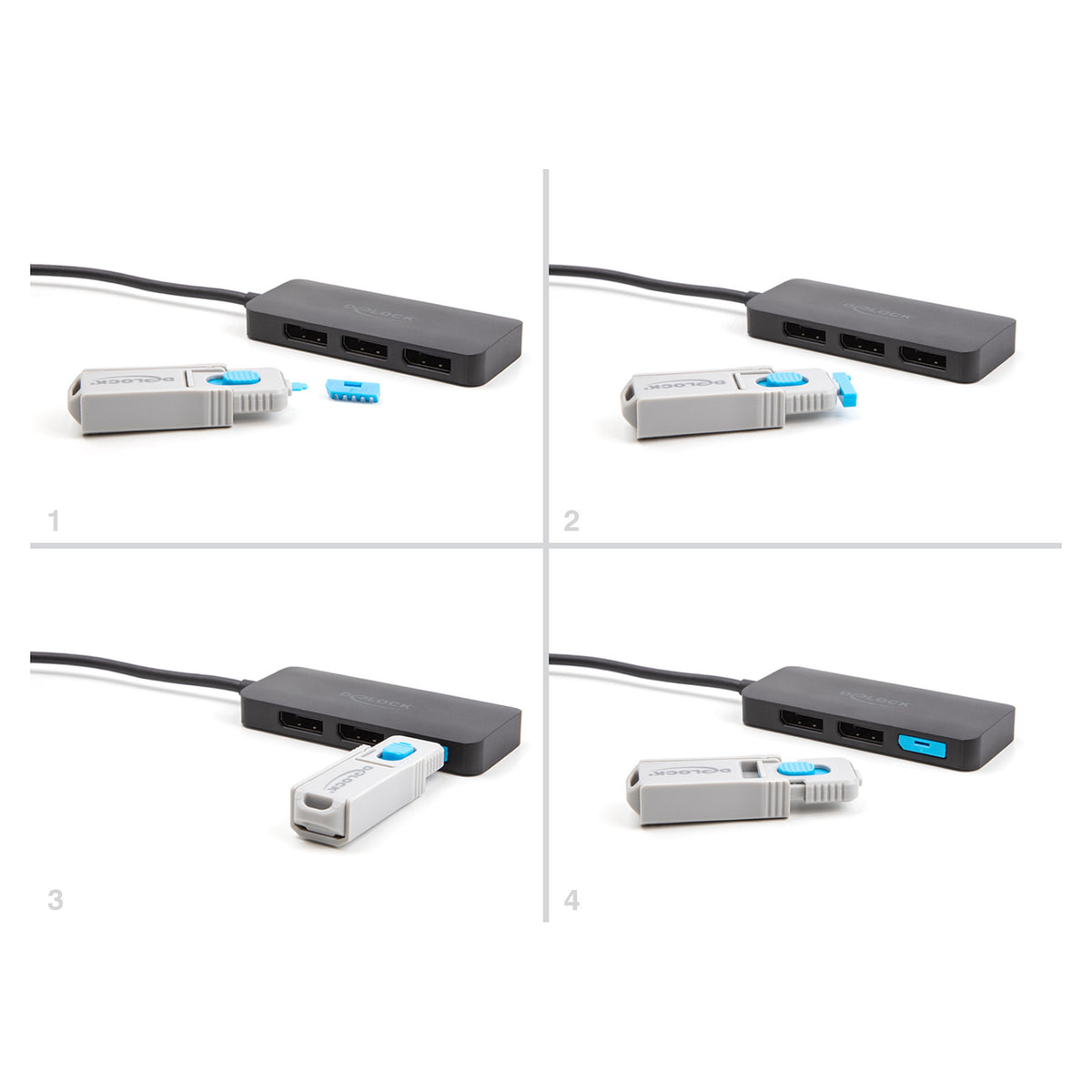 Port Blocker für DisplayPort Buchse 10 Stück