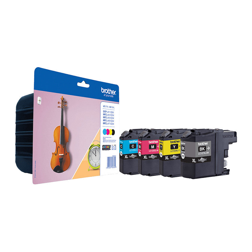 Brother Tintenpatronen LC-127XL Multipack (je 1x BK/M/C/Y)