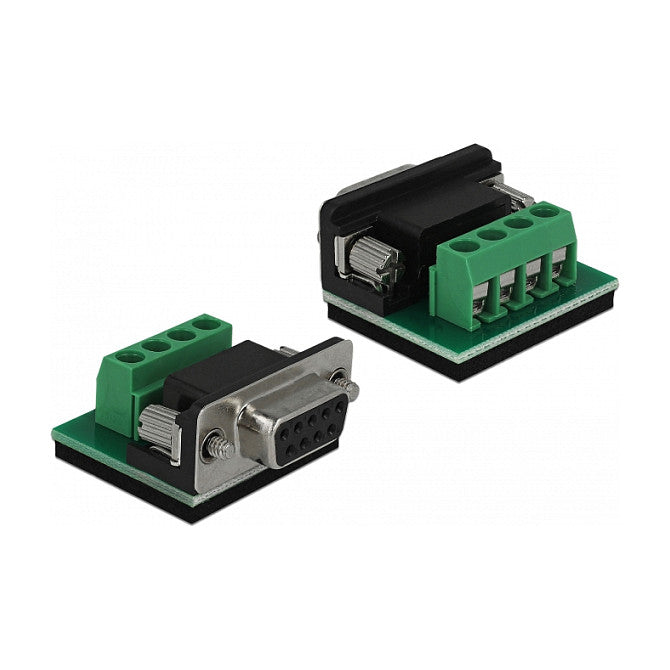 Konverter 1 x Seriell RS-232 DB9 zu 1 x Seriell RS-485 mit ESD Schutz 15 kV Überspannungsschutz 600 W und erweiterter Temperaturbereich
