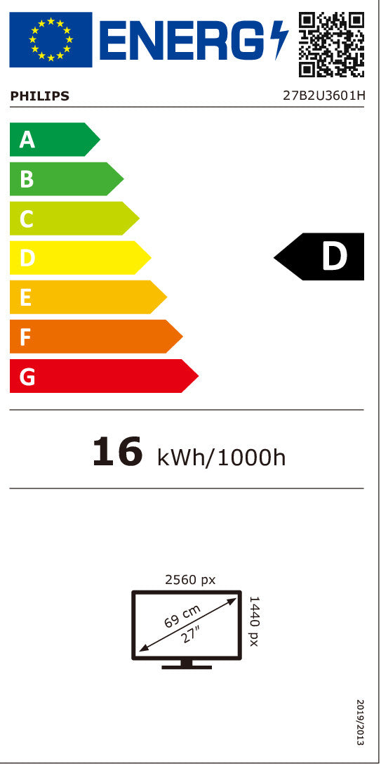 Philips 68,5cm (27,0") 27B2U3601H 16:09 HDMI+DP+USB-C IPS