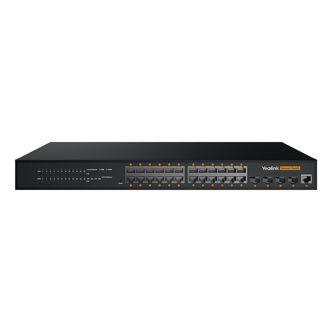 Yealink RCH240 24-Port L2+Web Managed PoE + Switch